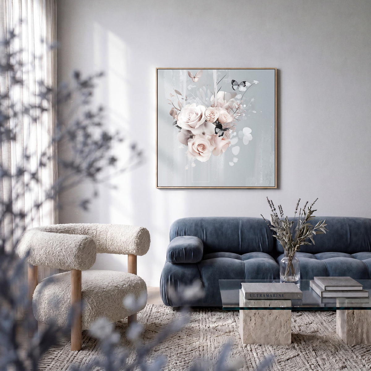 Boho Blue Bloom