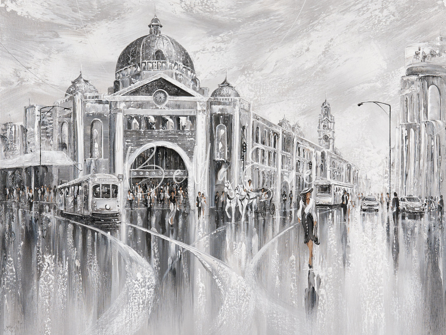 City Vibes, Flinders in Monochrome
