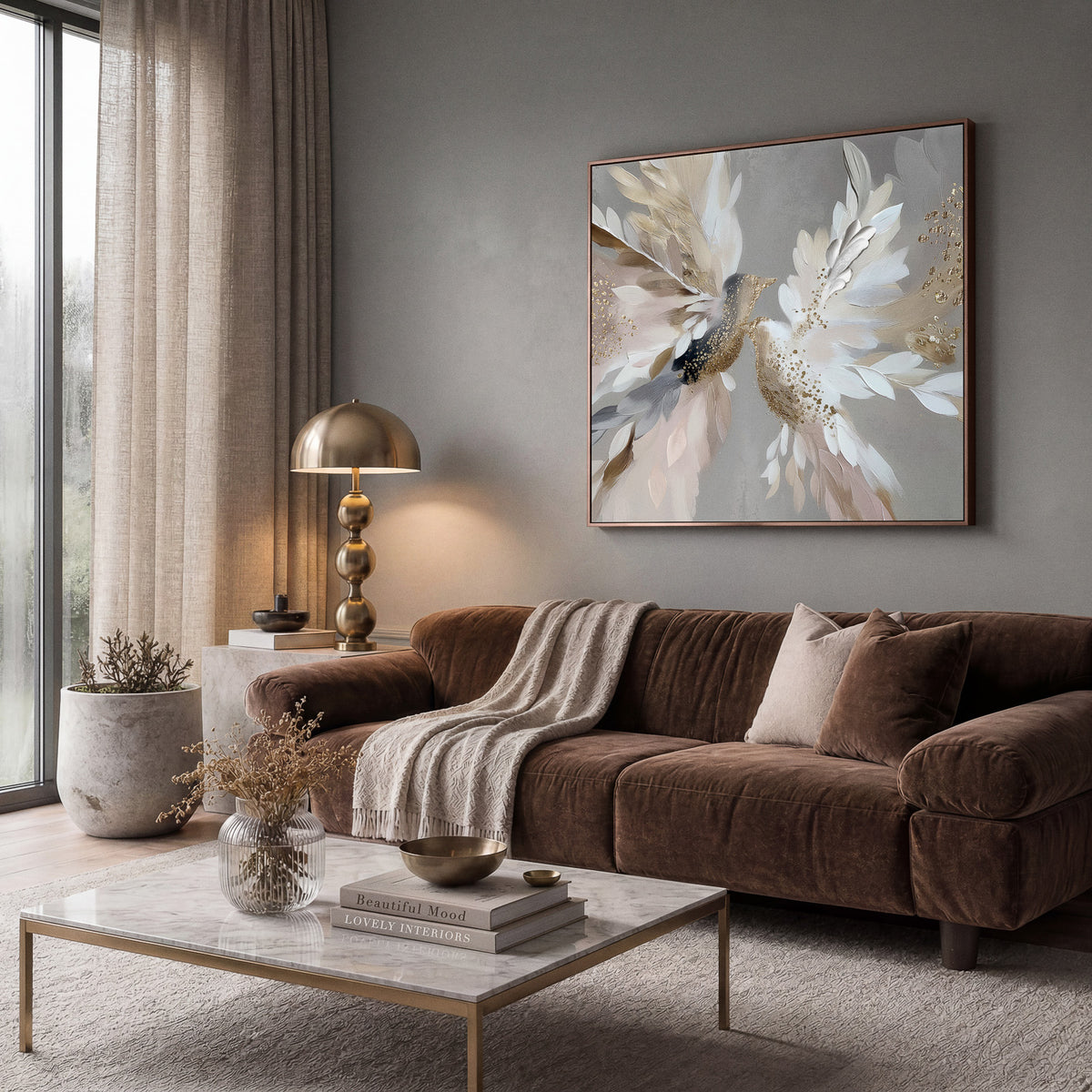 Doves in Bloom