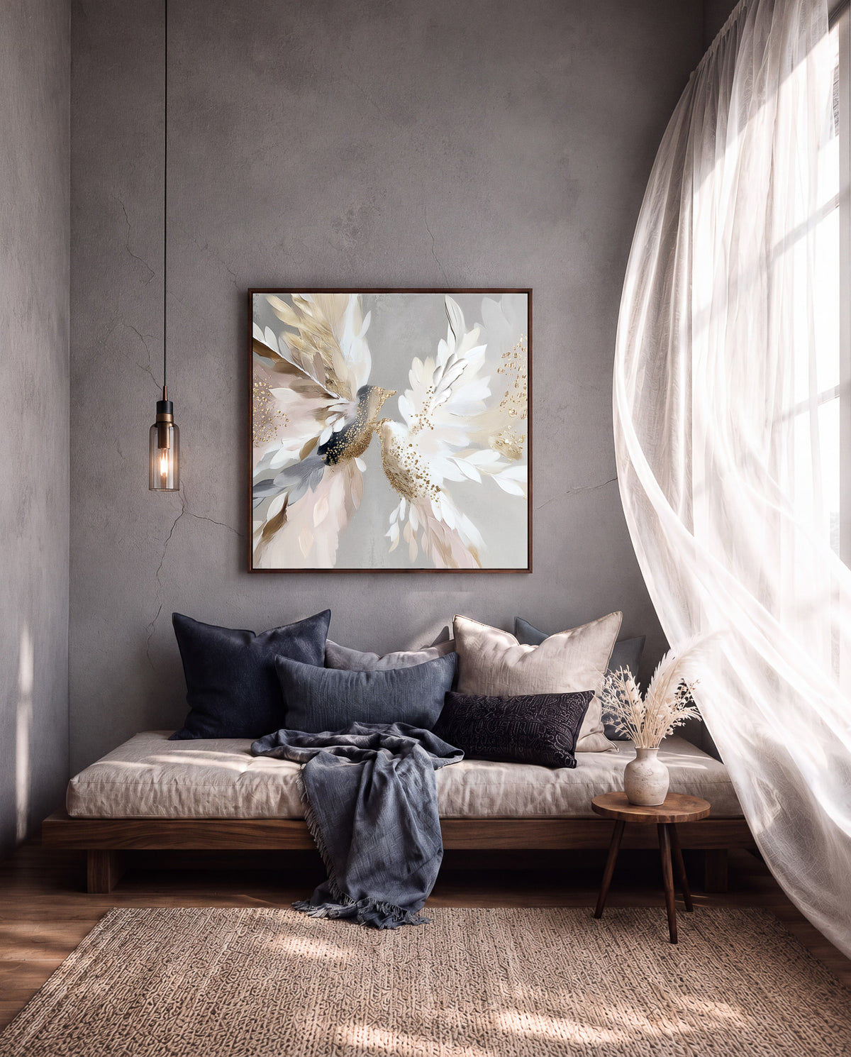 Doves in Bloom