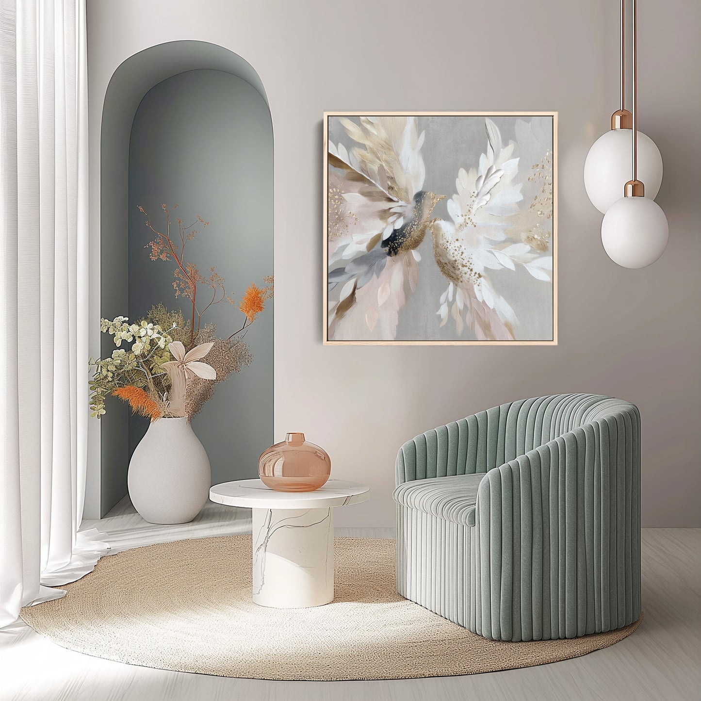 Doves in Bloom