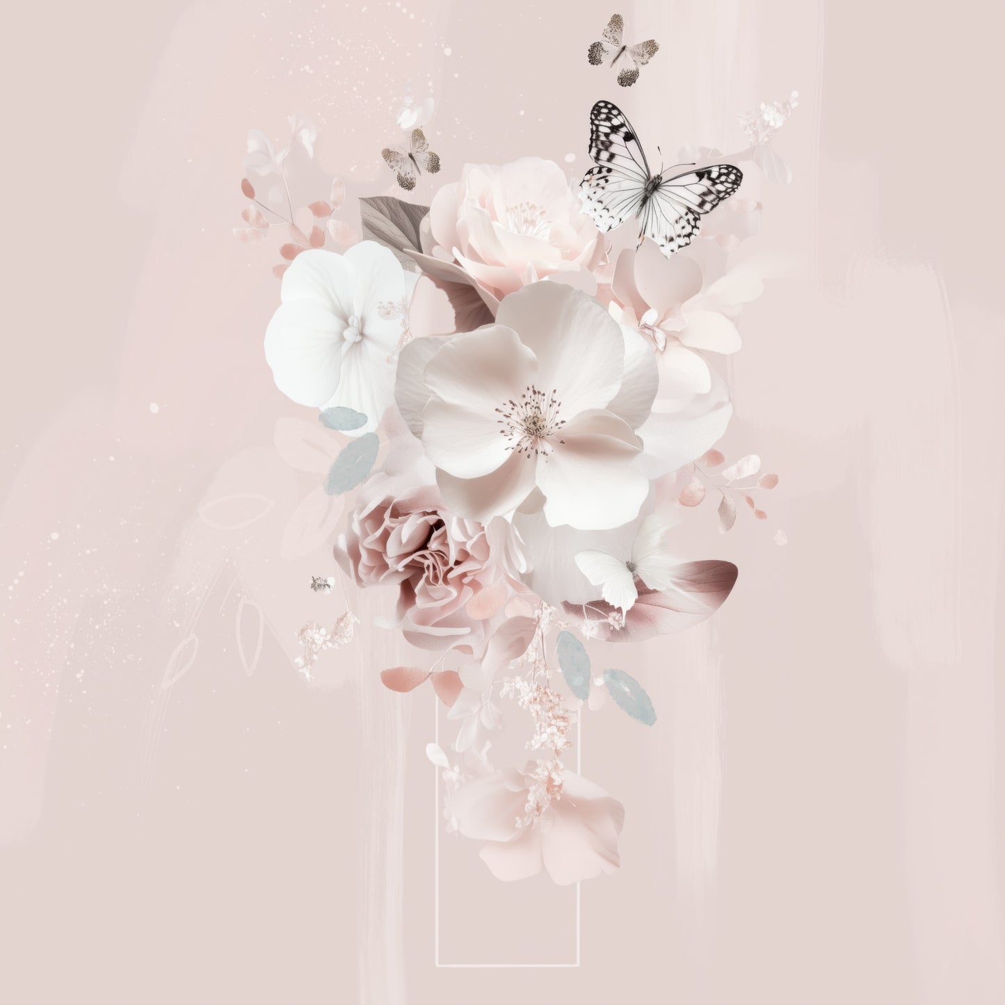 Pink Petal Veil Abstract