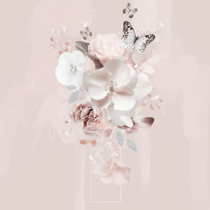 Pink Petal Veil Abstract