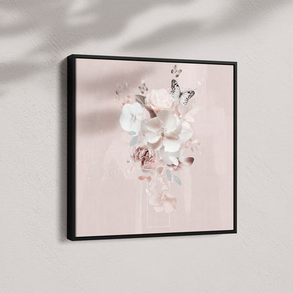 Pink Petal Veil Abstract