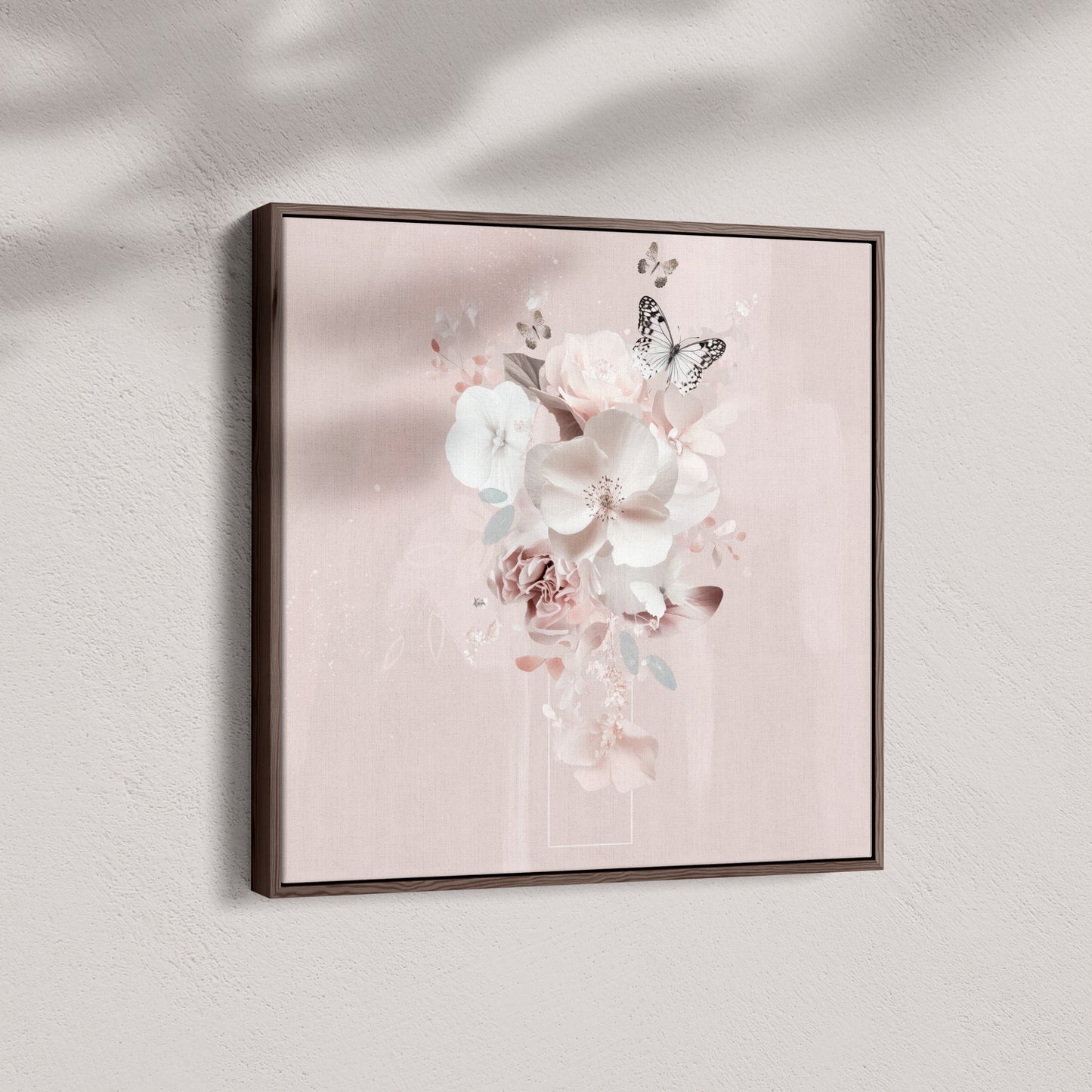 Pink Petal Veil Abstract