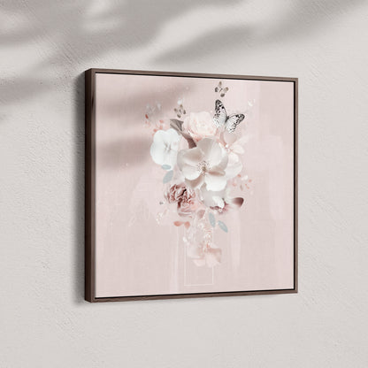 Pink Petal Veil Abstract