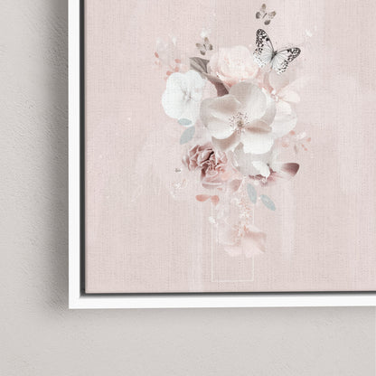 Pink Petal Veil Abstract