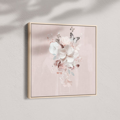 Pink Petal Veil Abstract