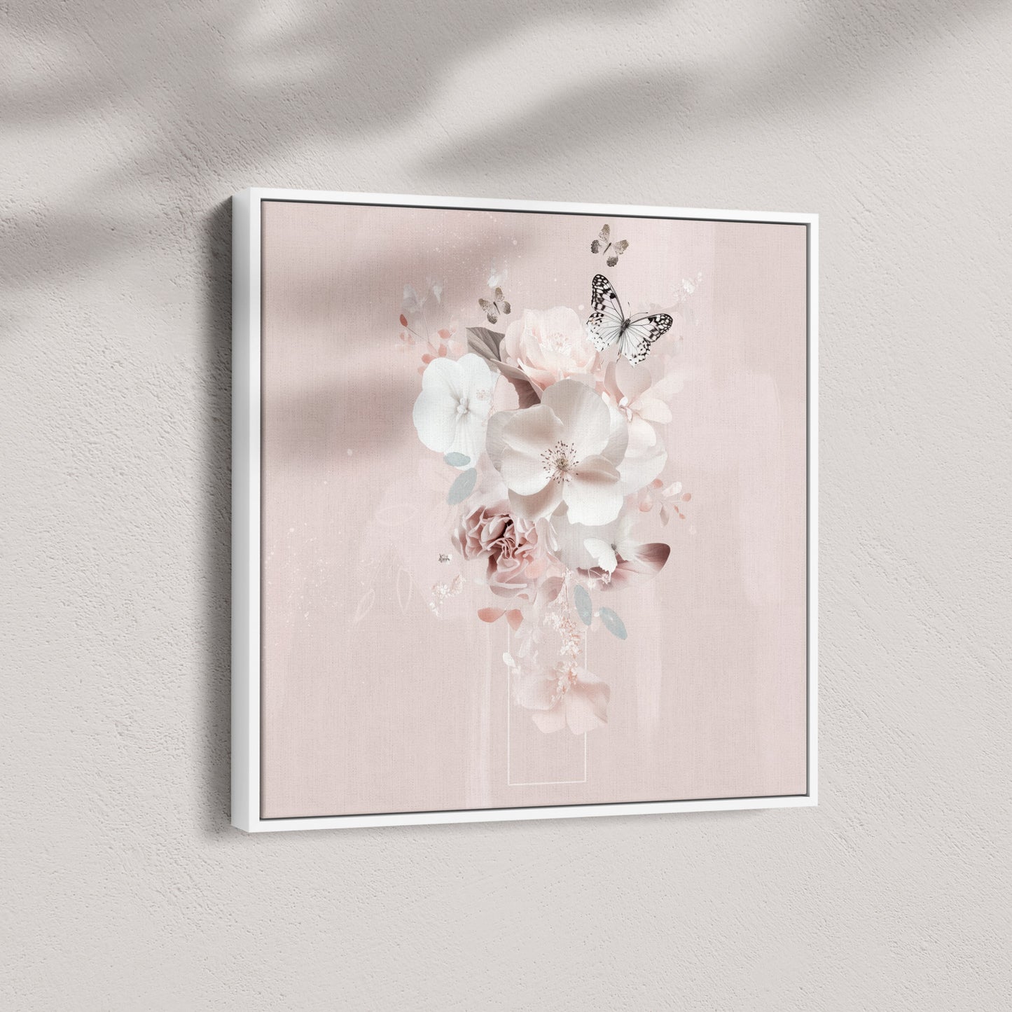 Pink Petal Veil Abstract