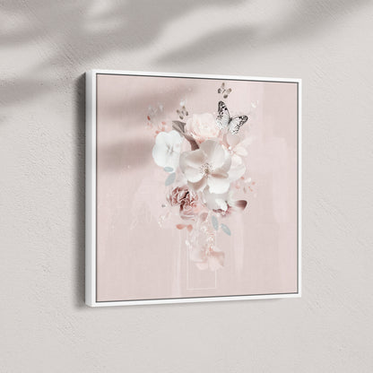 Pink Petal Veil Abstract