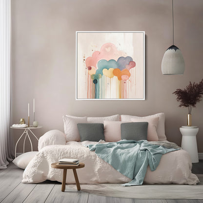 Rainbow Drizzle Abstract Style B