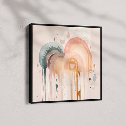 Rainbow Drizzle Abstract Style A