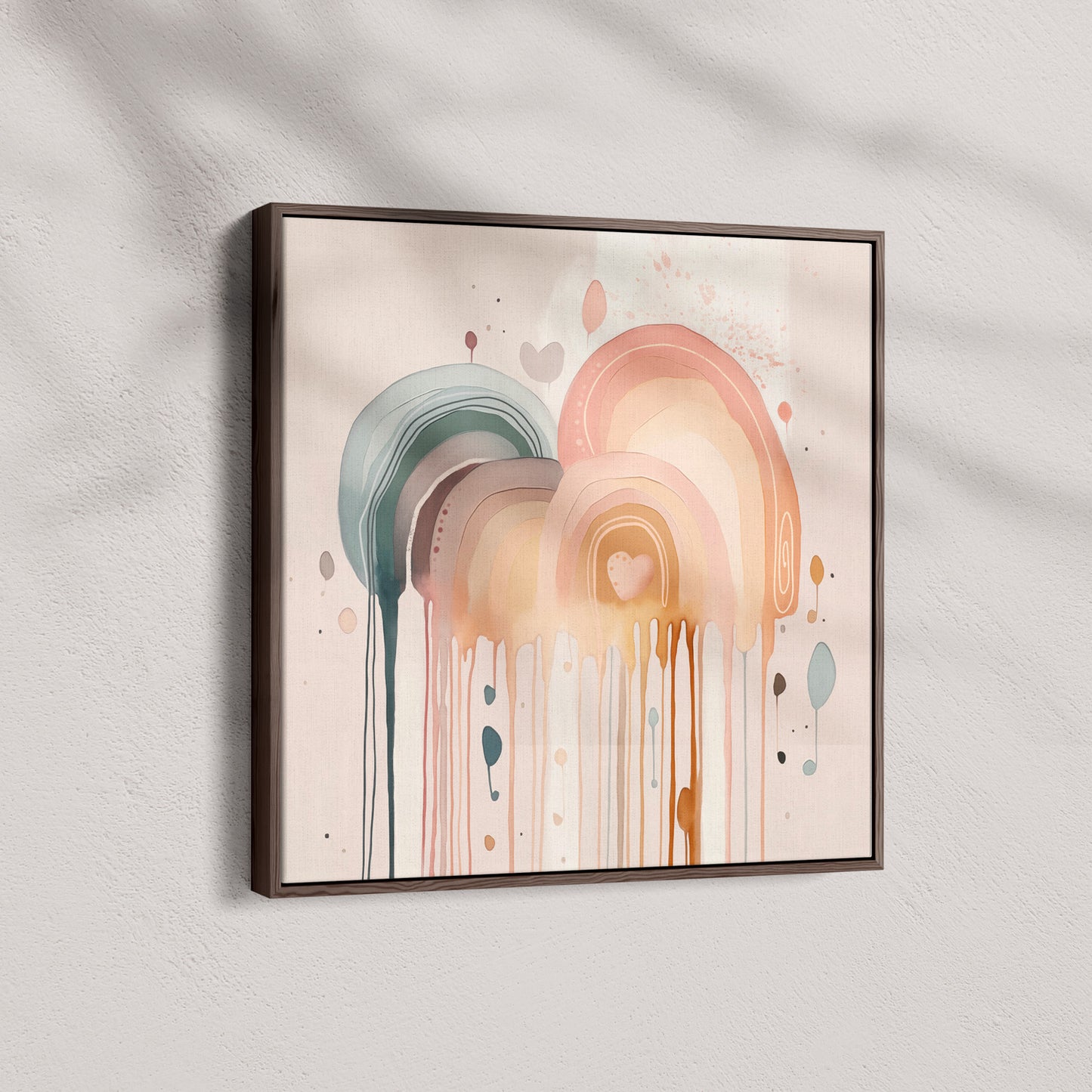 Rainbow Drizzle Abstract Style A