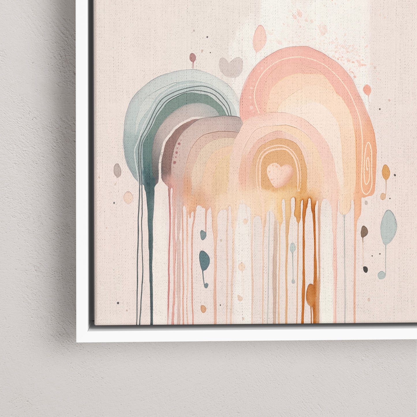 Rainbow Drizzle Abstract Style A