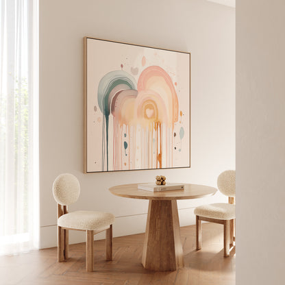 Rainbow Drizzle Abstract Style A