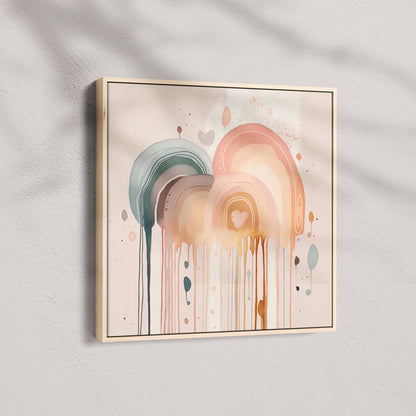 Rainbow Drizzle Abstract Style A
