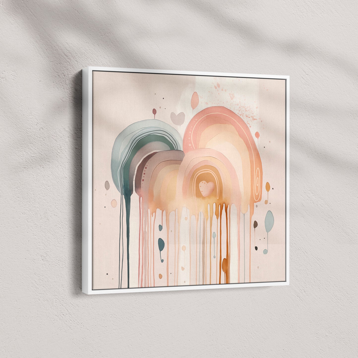 Rainbow Drizzle Abstract Style A