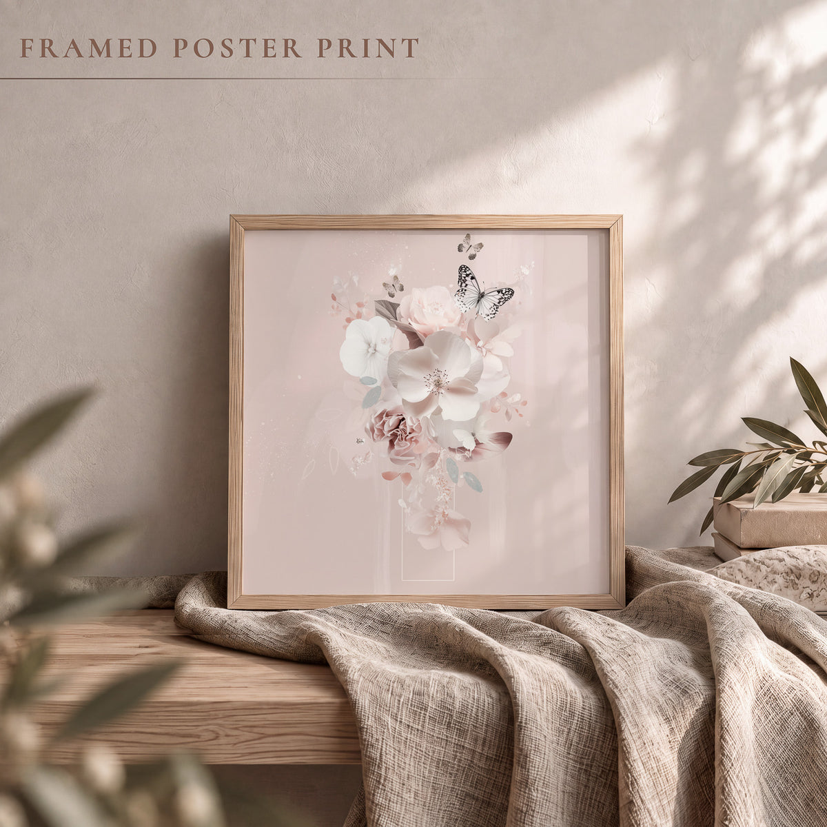 Pink Petal Veil Abstract